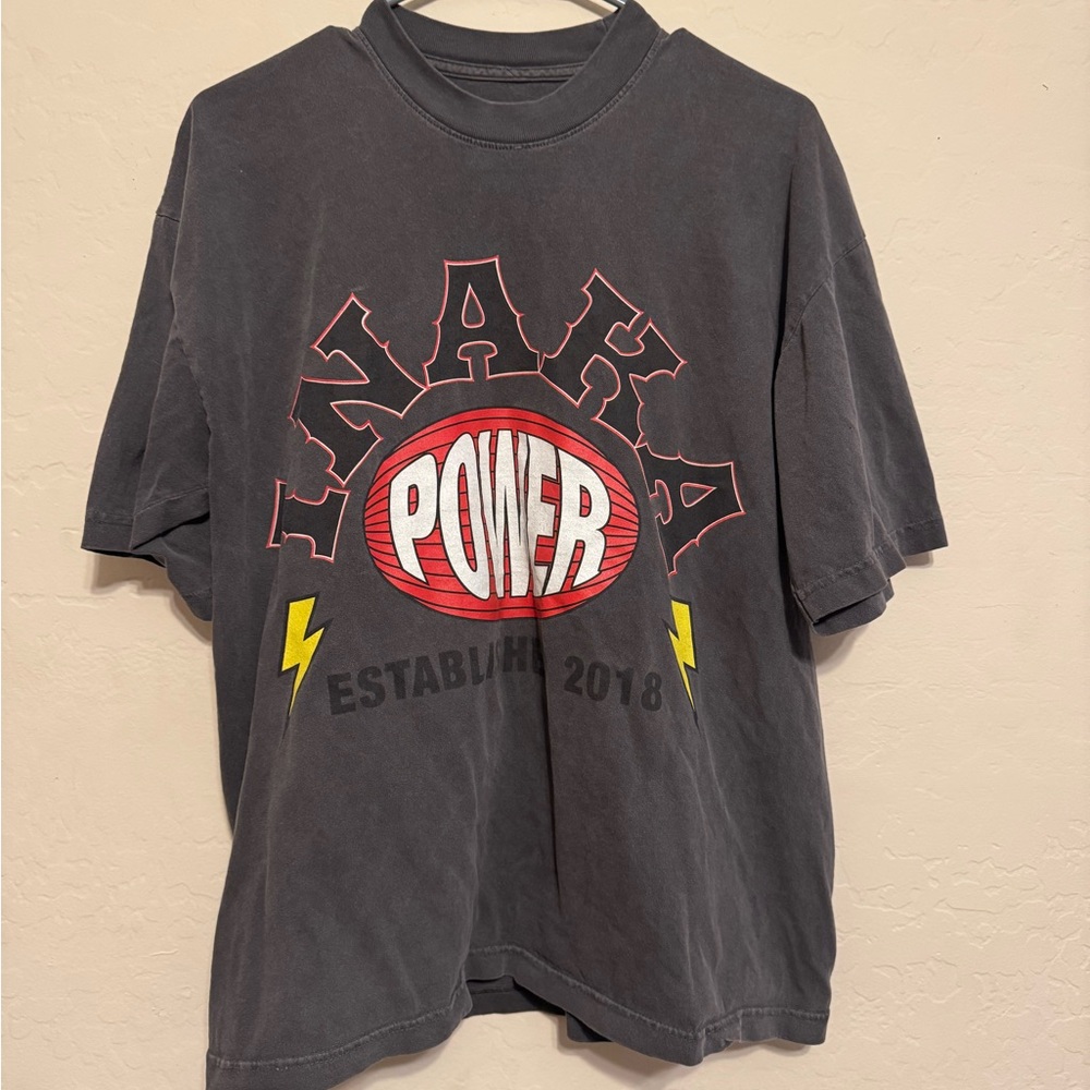 Inaka Power Black Graphic T-Shirt